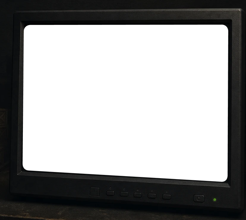 Классический CRT-монитор